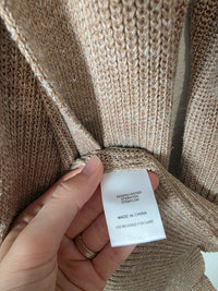 Lucy Paris Brown Long Cardigan (S)