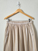 Linen Cotton Wide Leg Pants (L)