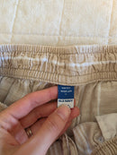 Linen Cotton Wide Leg Pants (L)