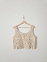 NEW Crochet Cotton Tank (S)
