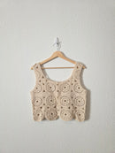 NEW Crochet Cotton Tank (S)