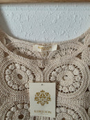 NEW Crochet Cotton Tank (S)