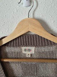 Bibi Checkered Cardigan Sweater (M)