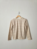 J.Crew Striped Henley Top (XS)