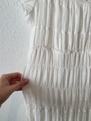 NEW Textured Smocked Midi Dress (M)