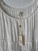 NEW Textured Smocked Midi Dress (M)