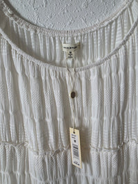 NEW Textured Smocked Midi Dress (M)