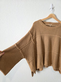 Easel Camel Oversized Sweater (S)