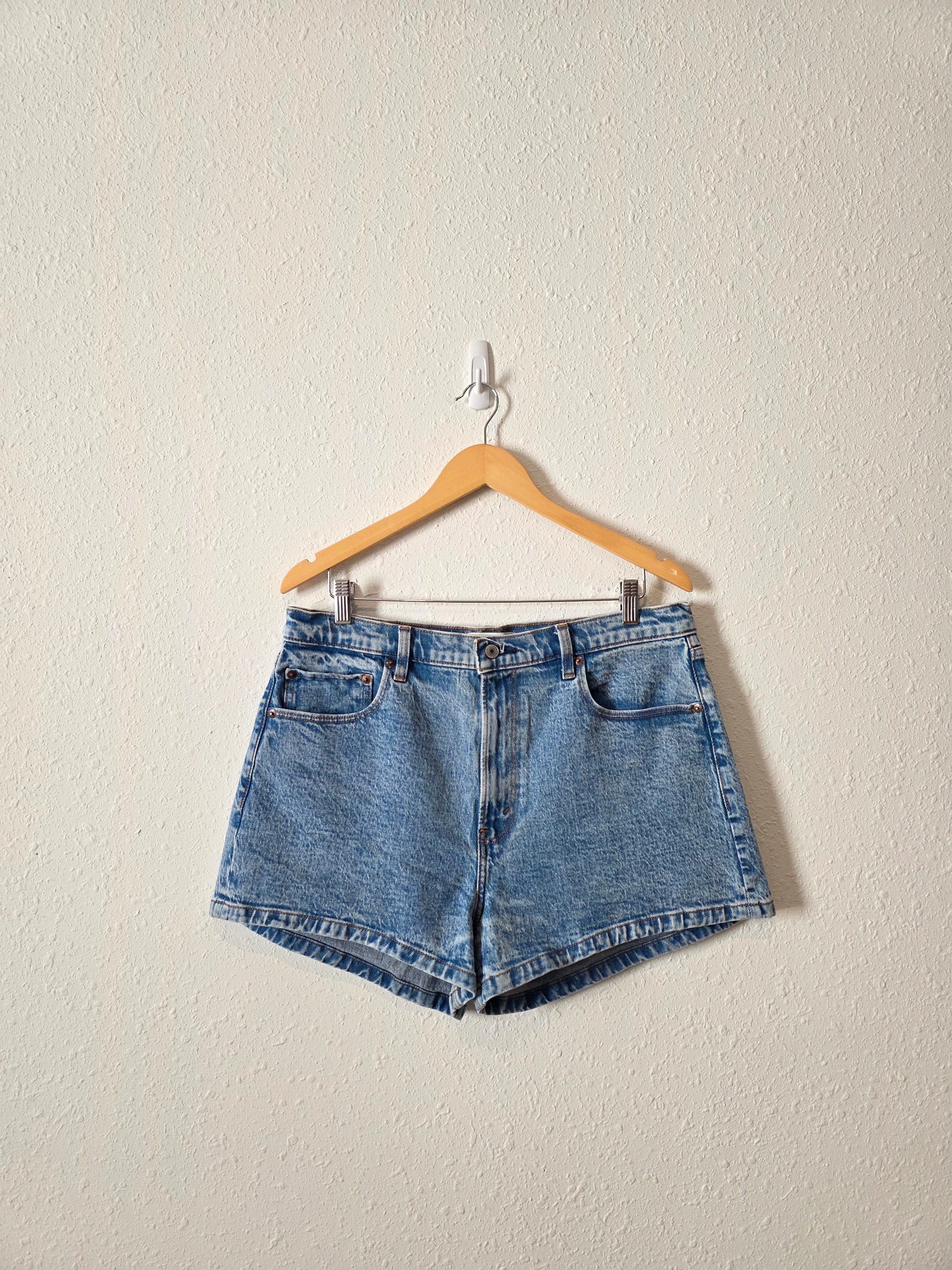 Abercrombie High Rise Denim Shorts (32/14)