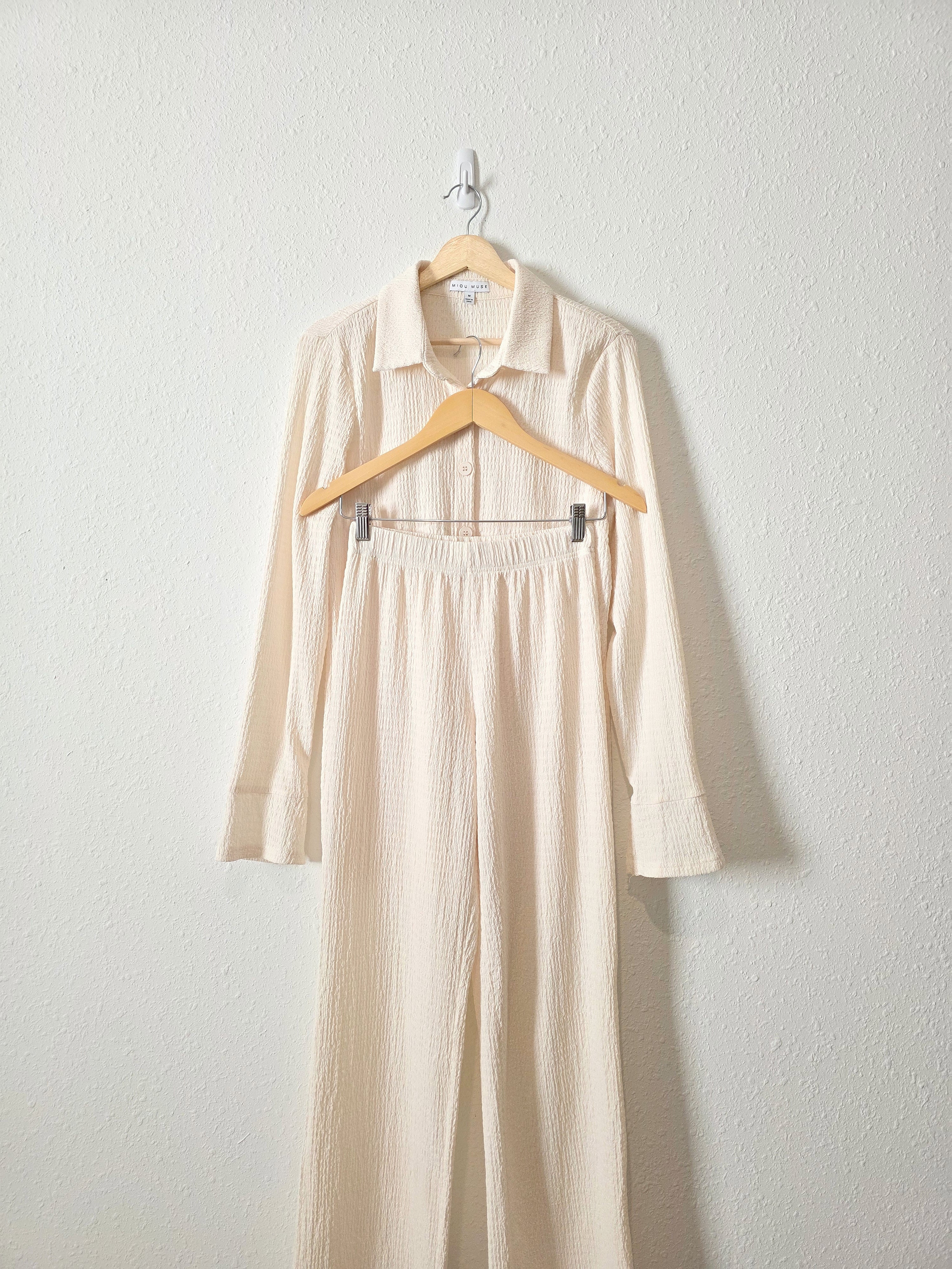 Miou Muse Textured Matching Set (S/M)