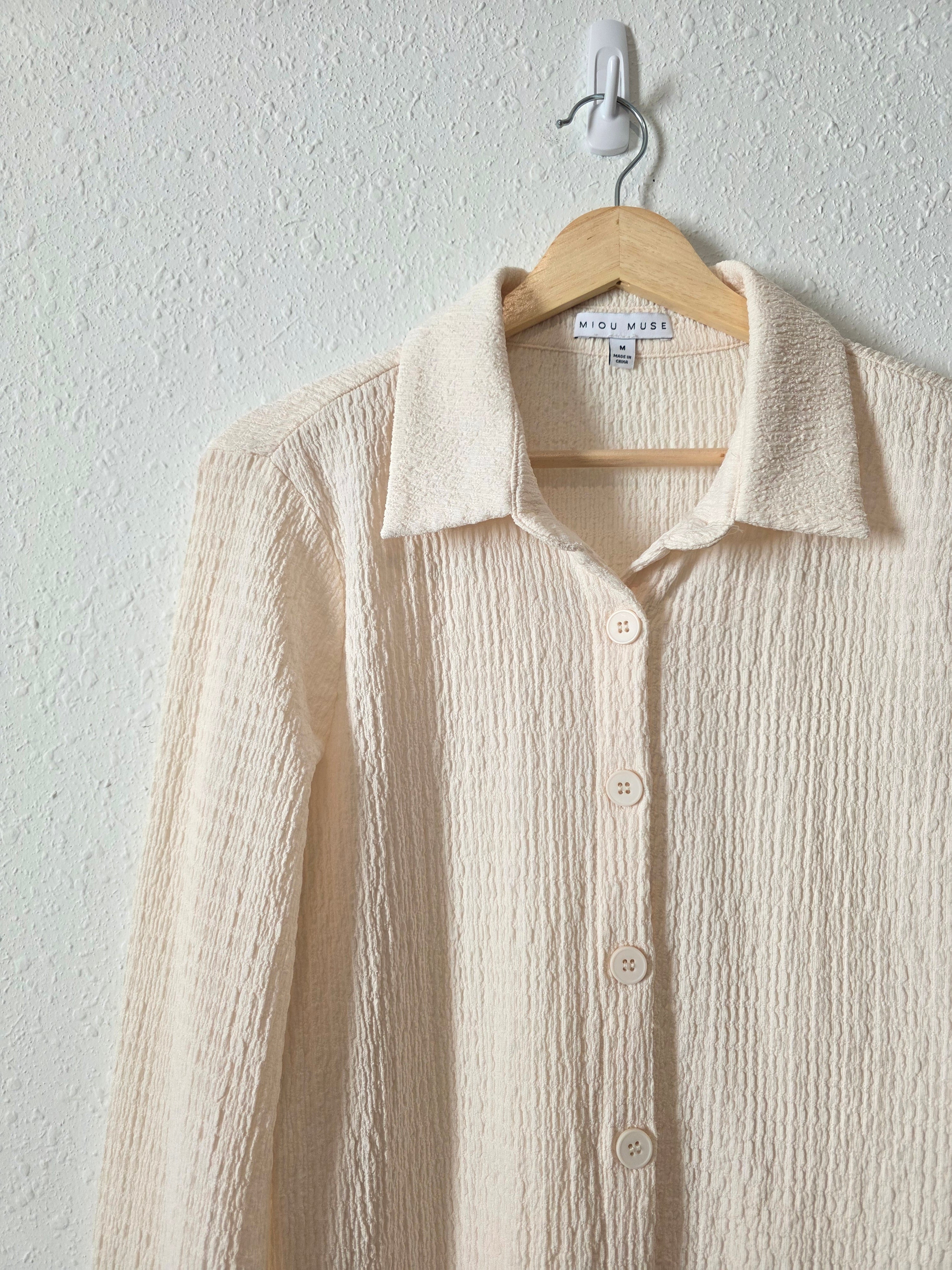 Miou Muse Textured Matching Set (S/M)