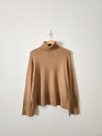 J.Crew Camel Turtleneck Sweater (S)