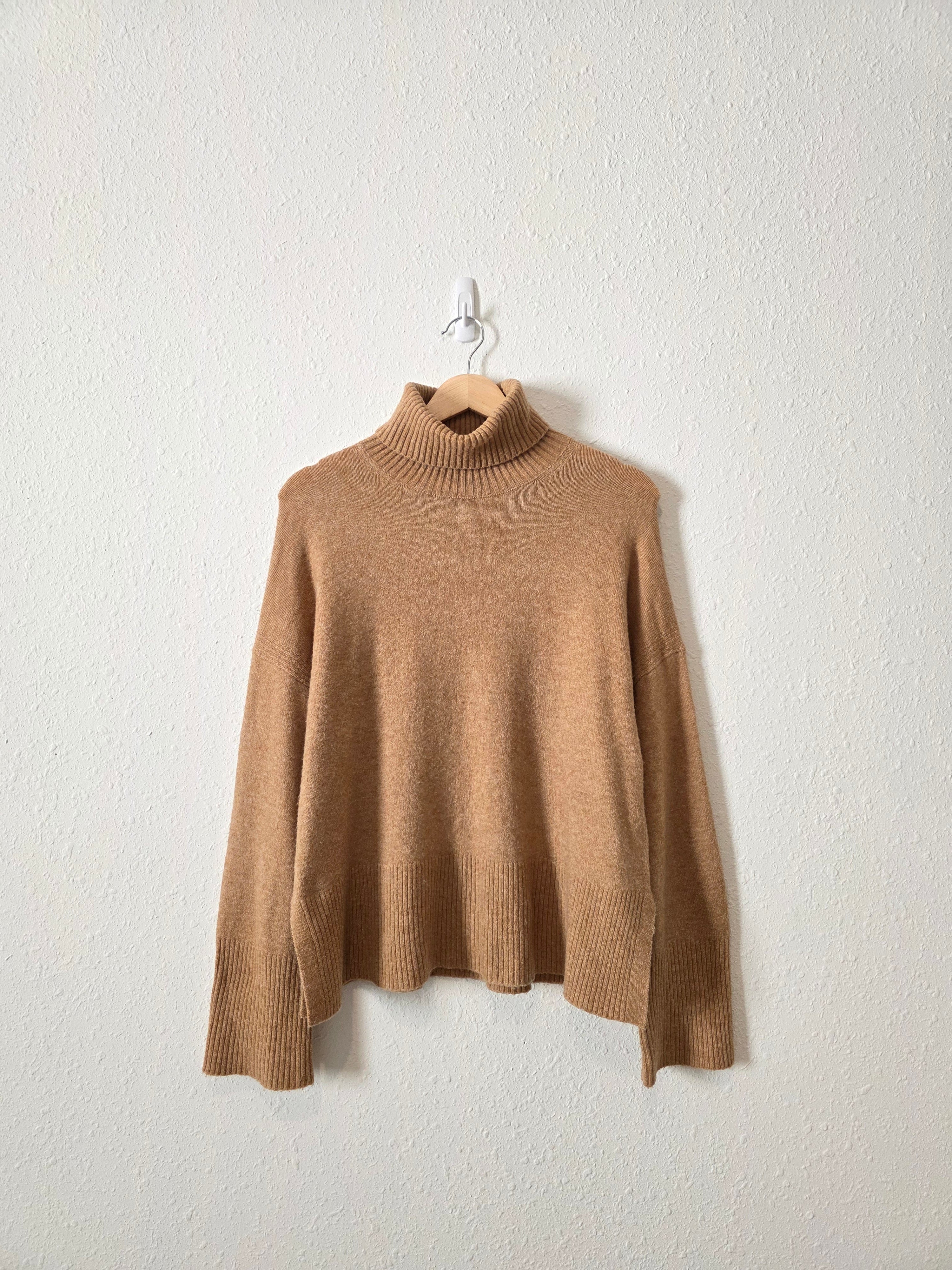 J.Crew Camel Turtleneck Sweater (S)