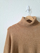J.Crew Camel Turtleneck Sweater (S)