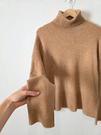 J.Crew Camel Turtleneck Sweater (S)
