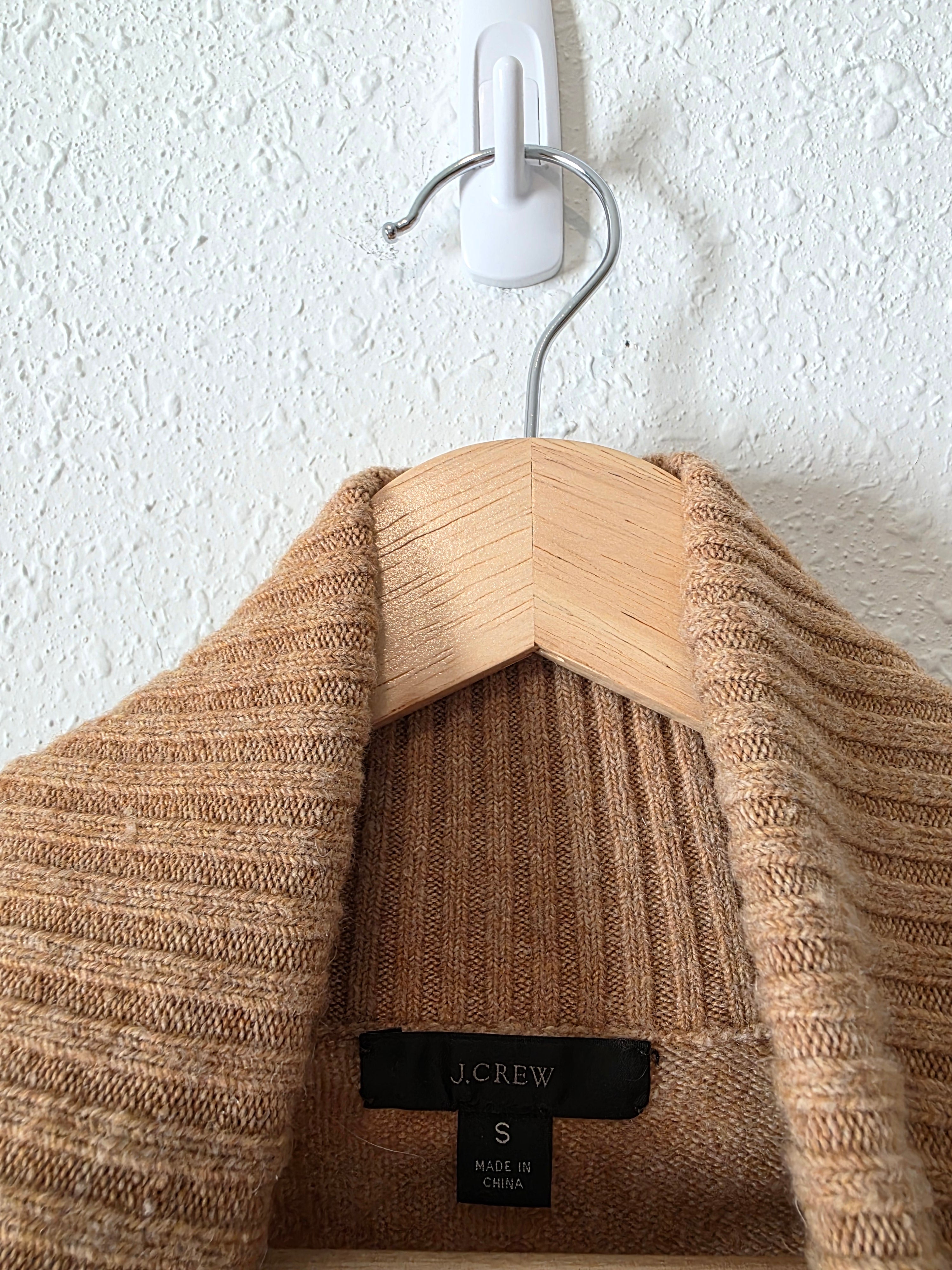 J.Crew Camel Turtleneck Sweater (S)