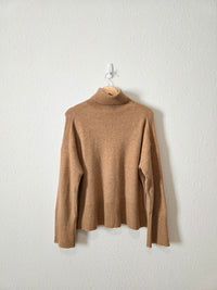 J.Crew Camel Turtleneck Sweater (S)