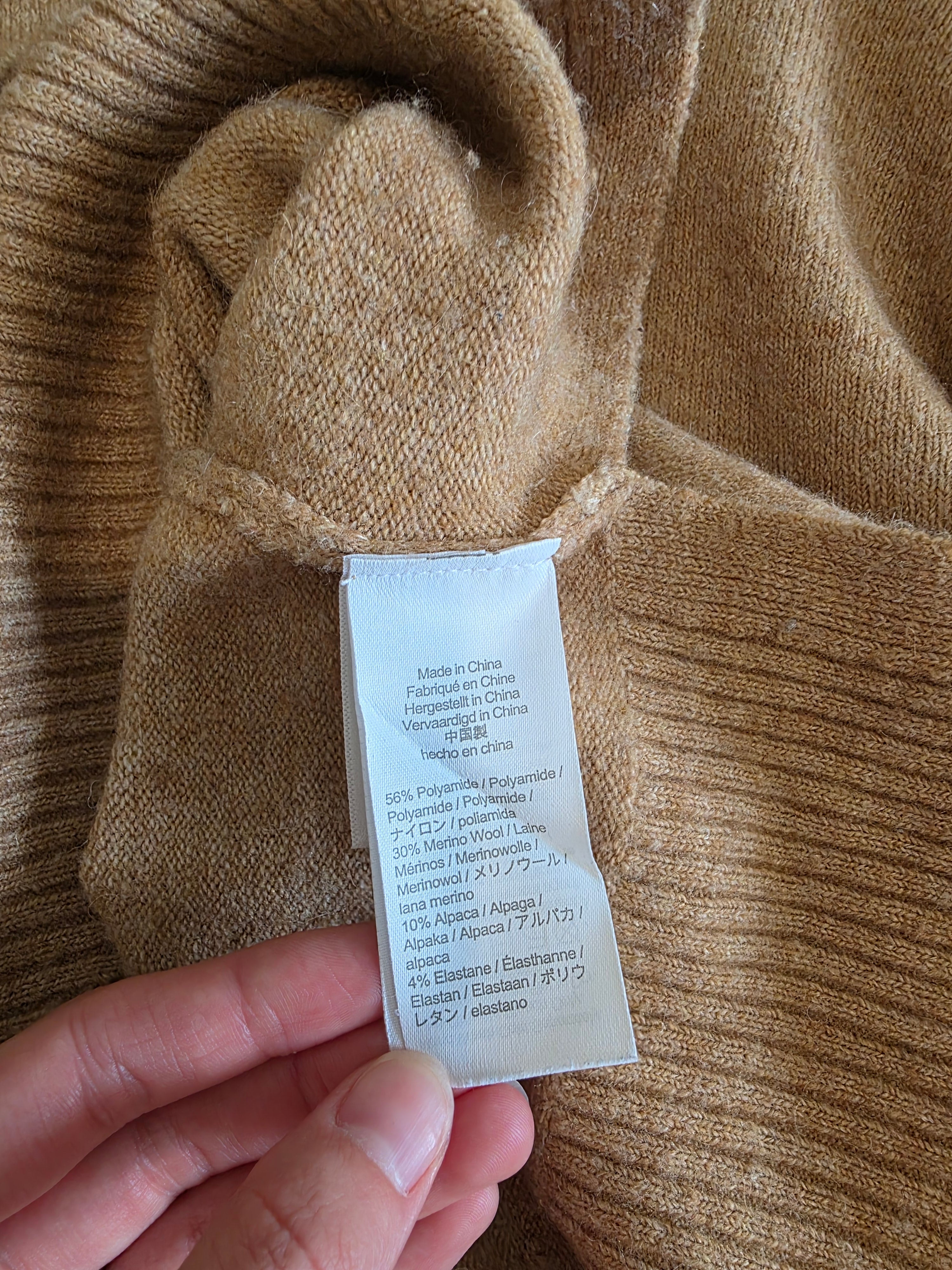 J.Crew Camel Turtleneck Sweater (S)