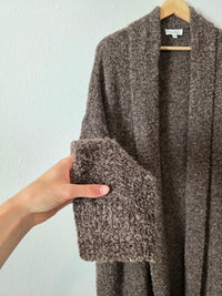 Haven Brown Cozy Knit Cardigan (XXL)