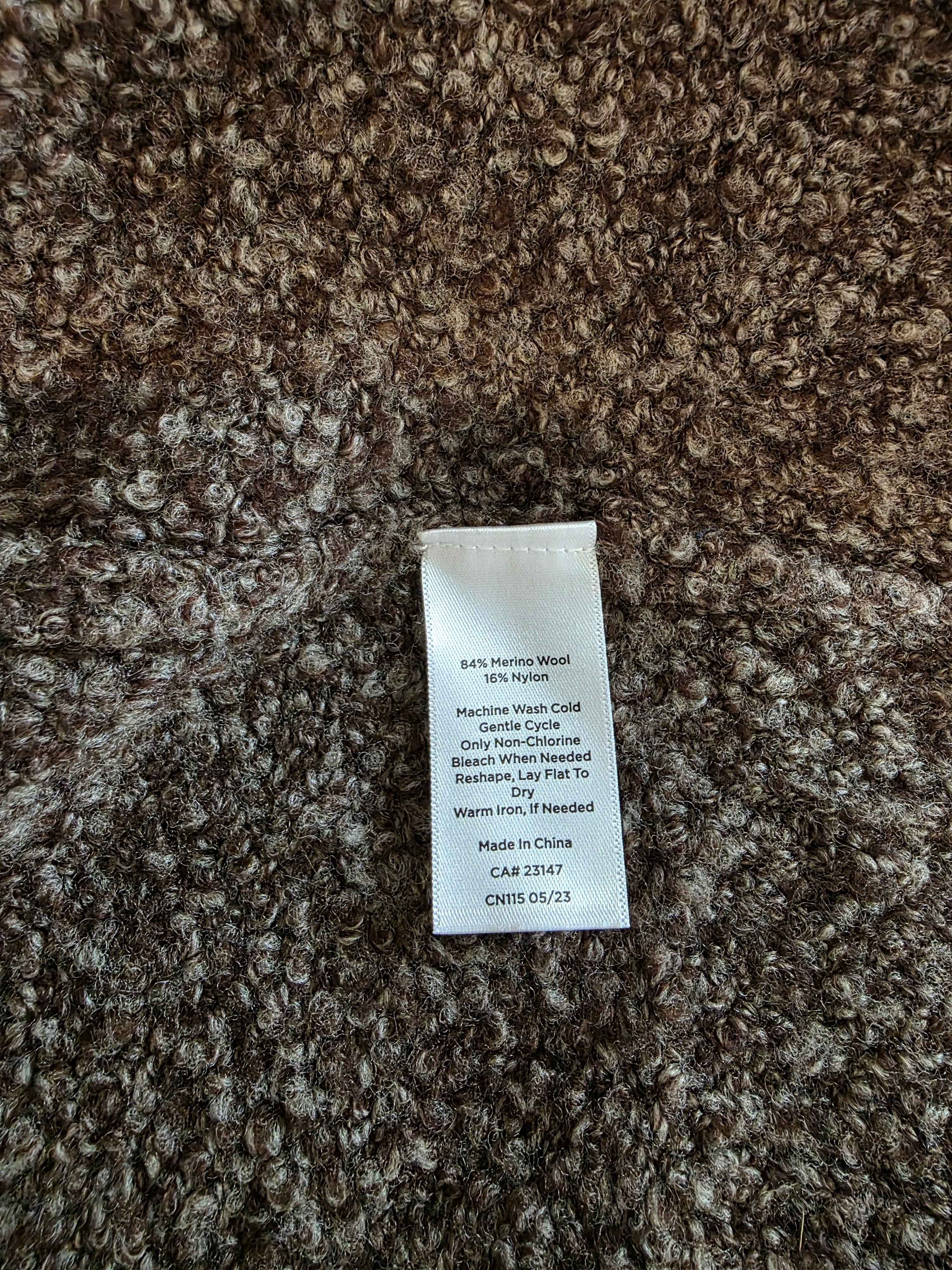Haven Brown Cozy Knit Cardigan (XXL)