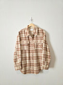 Oversized Plaid Shirt Jacket (L)
