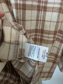 Oversized Plaid Shirt Jacket (L)