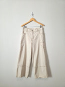 Ecru Wide Leg Jeans (8/29)