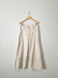 Ecru Wide Leg Jeans (8/29)