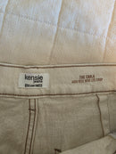 Ecru Wide Leg Jeans (8/29)
