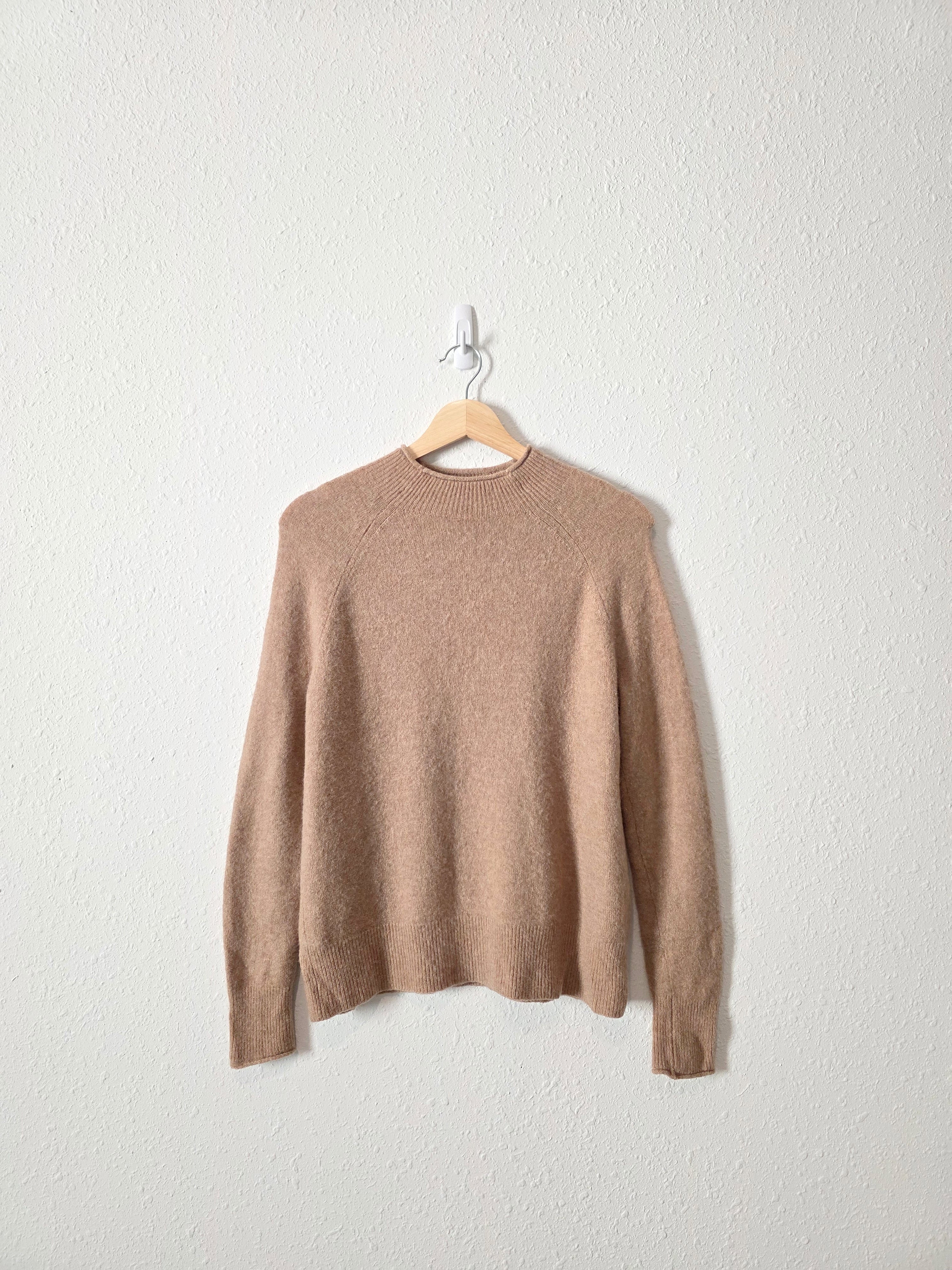 J.Crew Mockneck Wool Alpaca Sweater (XS)