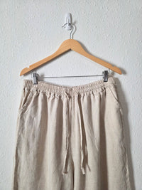 Linen Wide Leg Pants (XL)