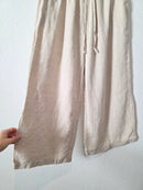 Linen Wide Leg Pants (XL)