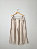 Linen Wide Leg Pants (XL)