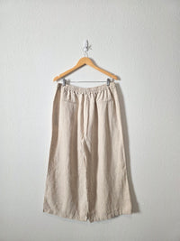 Linen Wide Leg Pants (XL)