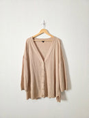 Neutral Linen Cardigan (3X)