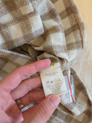 Plaid Babydoll Button Up Shirt (S)