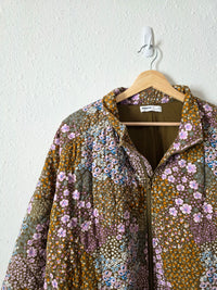 NEW Floral Zip Up Jacket (XXL)