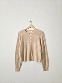 NEW Cable Knit Cardigan (L)