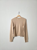 NEW Cable Knit Cardigan (L)