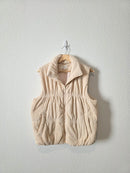 Wishlist Corduroy Puffer Vest (S)