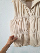 Wishlist Corduroy Puffer Vest (S)