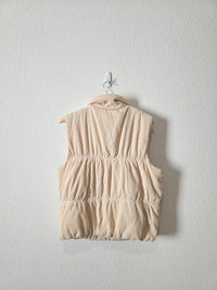 Wishlist Corduroy Puffer Vest (S)