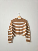 J.Crew Striped Cotton Sweater (XXS/XS)