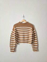 J.Crew Striped Cotton Sweater (XXS/XS)