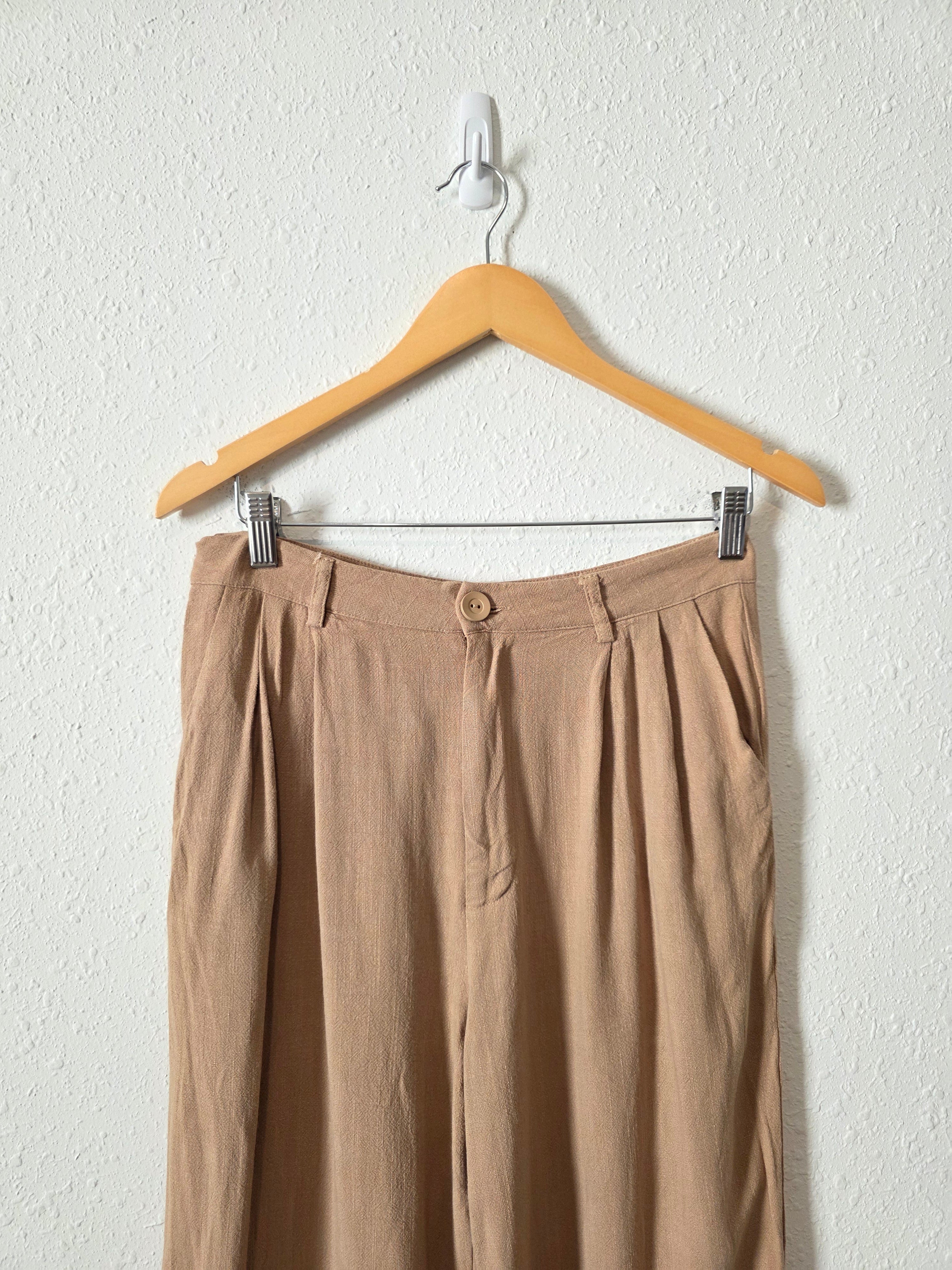 Princess Polly Linen Blend Wide Leg Pants (6)