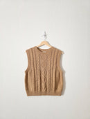 J.Crew Cable Knit Sweater Vest (L)