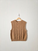 J.Crew Cable Knit Sweater Vest (L)