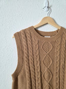 J.Crew Cable Knit Sweater Vest (L)