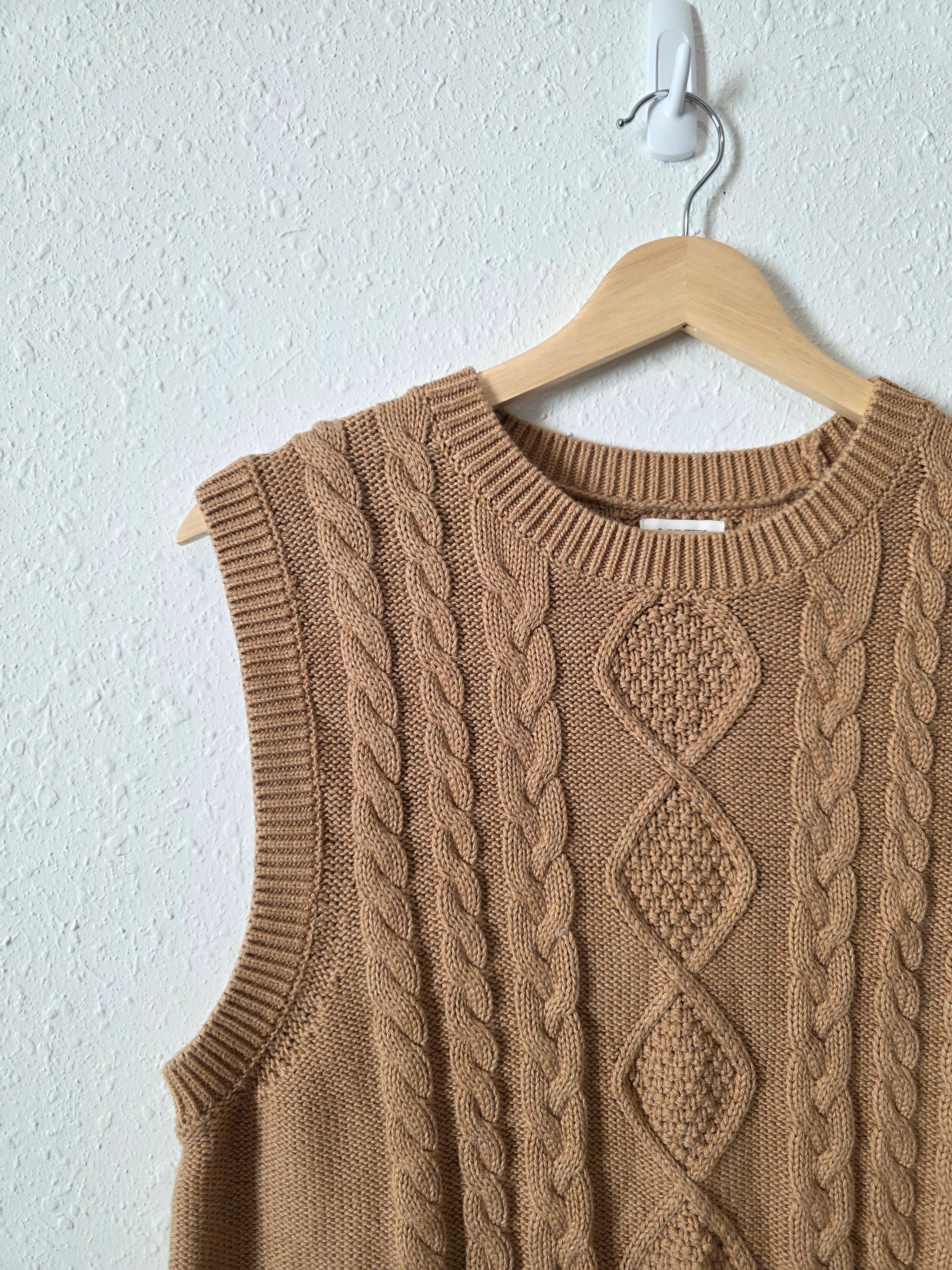 J.Crew Cable Knit Sweater Vest (L)