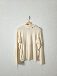 Madewell Cream Polo Shirt (S)